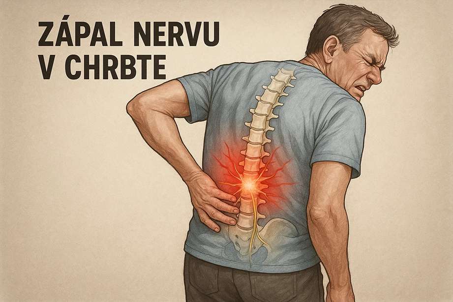 Zápal nervu v chrbte: Príznaky, liečba a prevencia