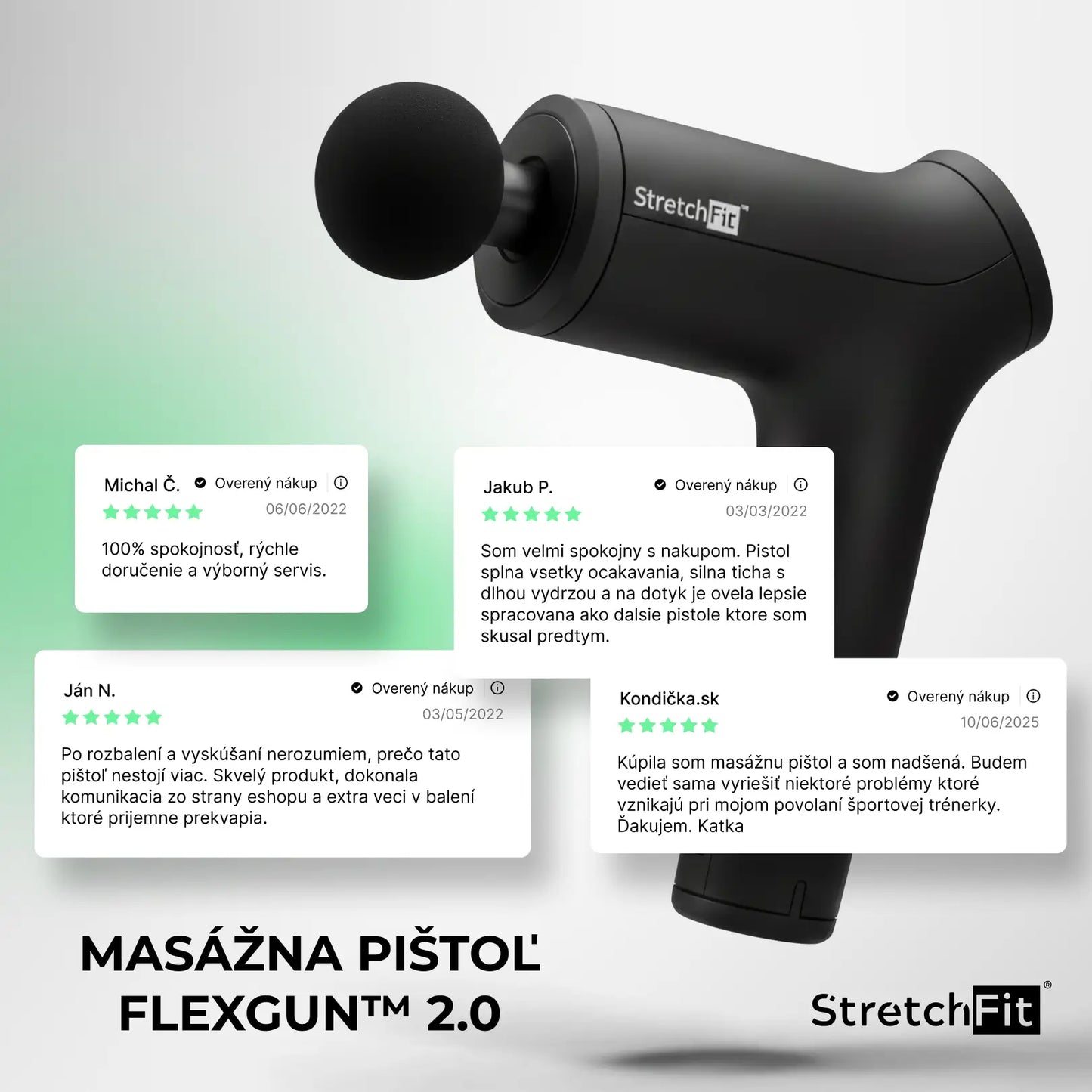 Masážna pištoľ - FlexGun™ 2.0