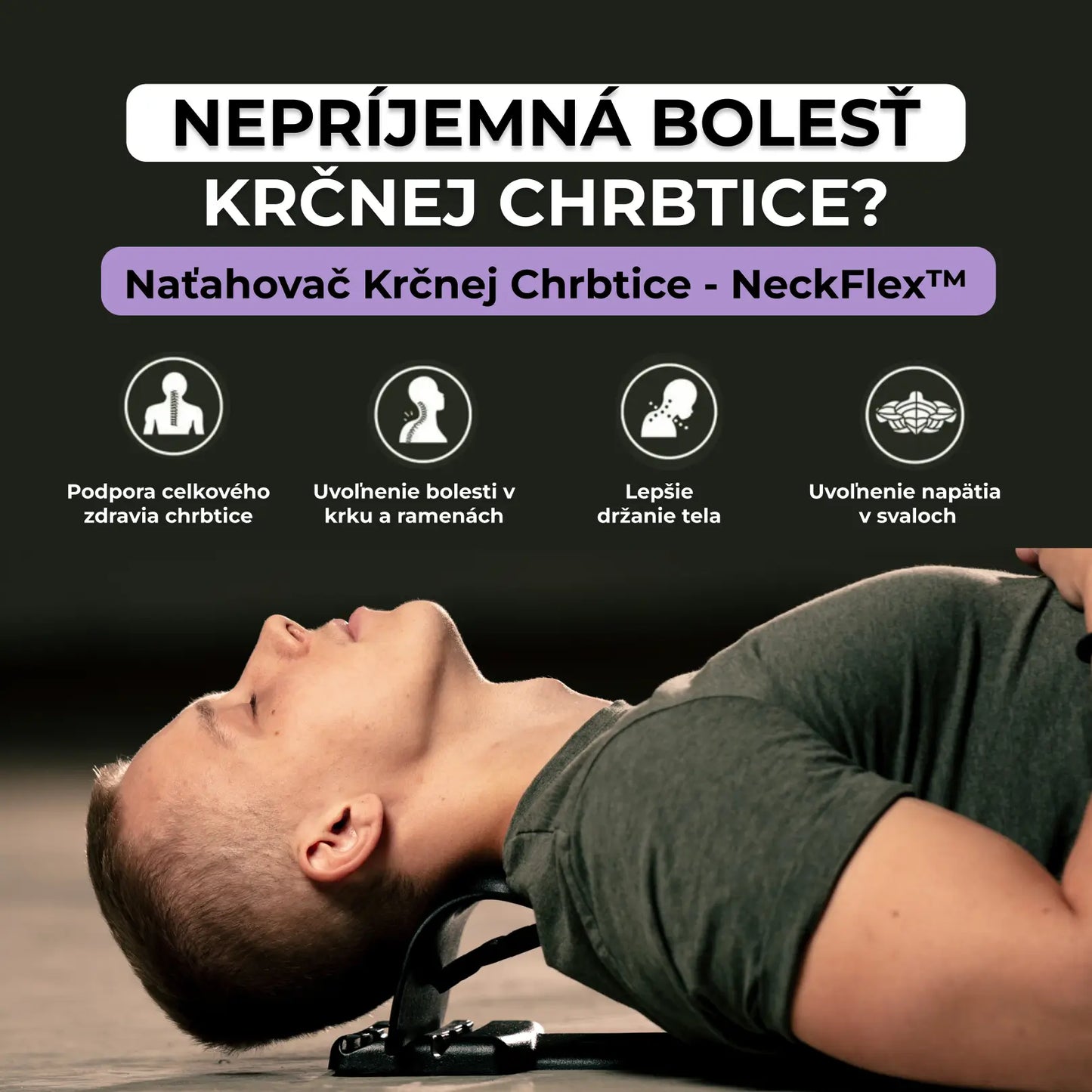 Naťahovač krčnej chrbtice - NeckFlex™️