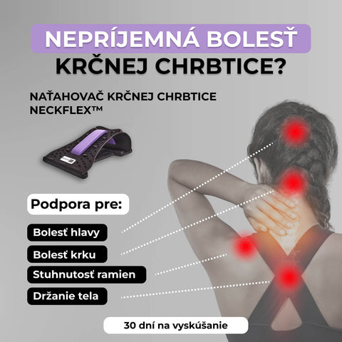 Naťahovač krčnej chrbtice - NeckFlex™️