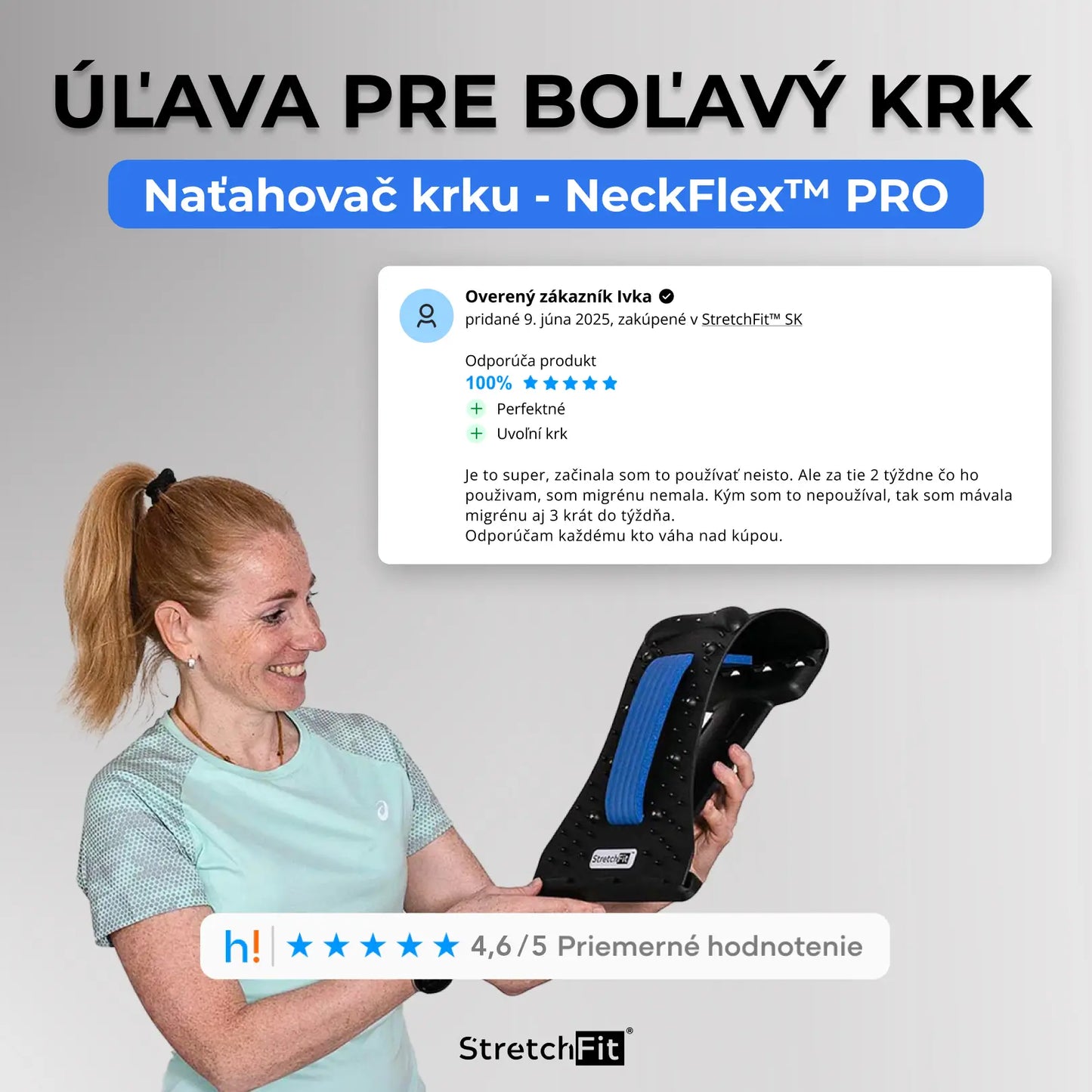 Naťahovač krčnej chrbtice - NeckFlex™️