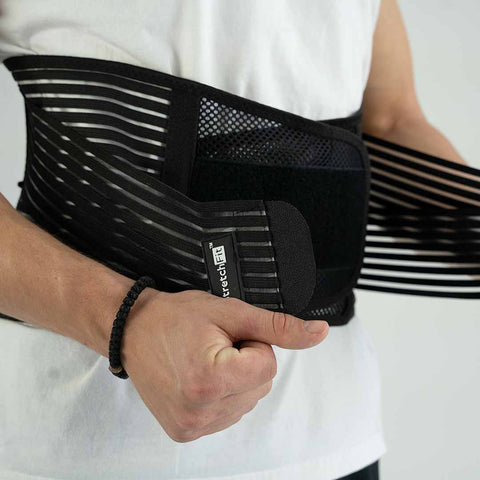 zapínanie bedrového pásu na kríže lumbarflex